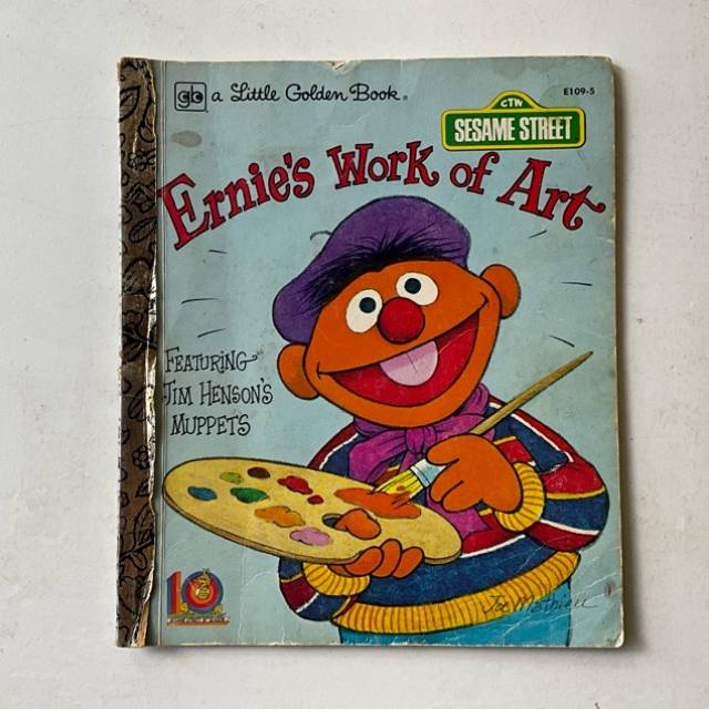 Golden Book - Ernie’s Work of Art SESAME S...