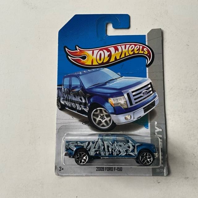 HW 2009 FORD F-150 Blue HW CITY No 38