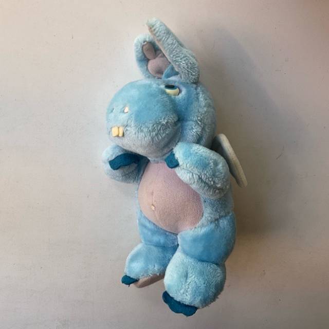 1984 DISNEY WUZZLES HASBRO SOFTIES BLUE HIPP...