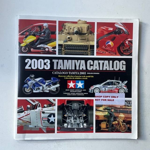 Tamiya Vintage Catalog from 2003 RC Cars, Tr...