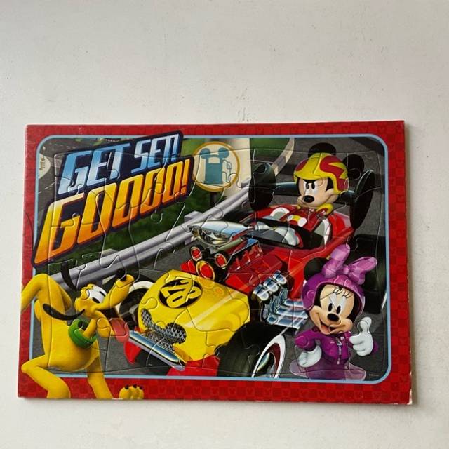 PUZZLE - DISNEY JUNIORS Get Set GOOOO! Micke...