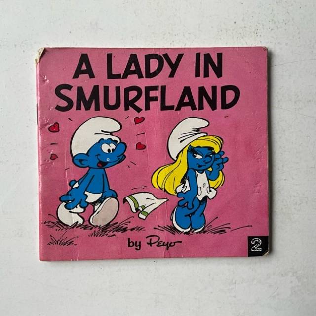 SMURF - A LADY IN SMURFLAND by Peyo 1982