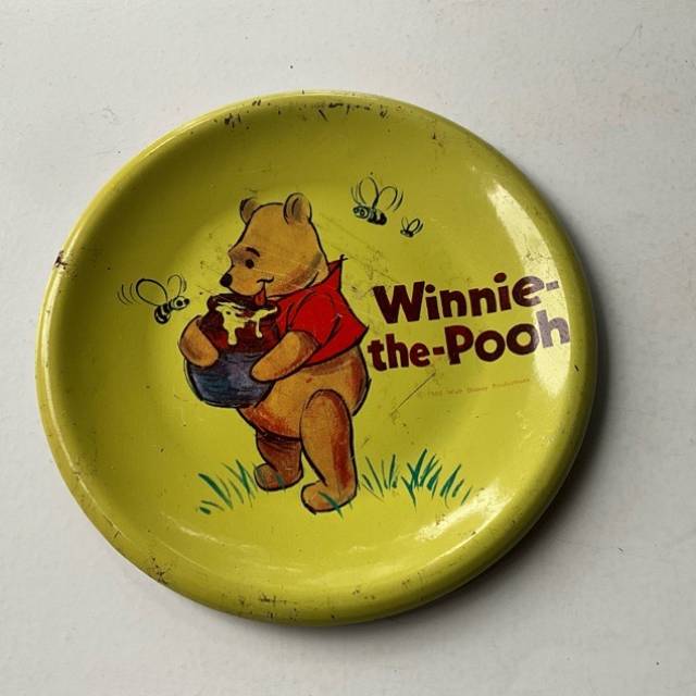Winnie the Pooh - Dolls Plate (Tin) 12cm Len...