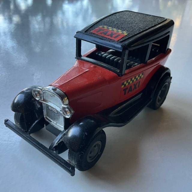 TONKA Hot Rod Model A TAXI Red and Black USA