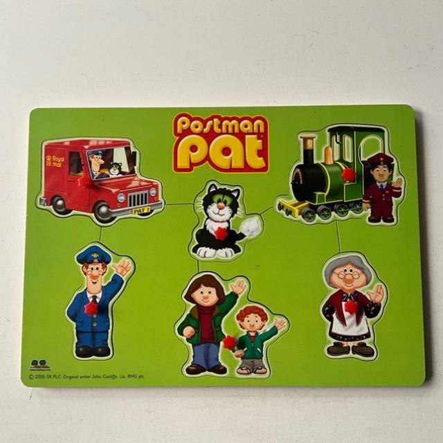 PUZZLE - POSTMAN PAT 2005 WOODEN