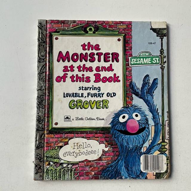 Golden Book - SESAME ST the MONSTER at the e...