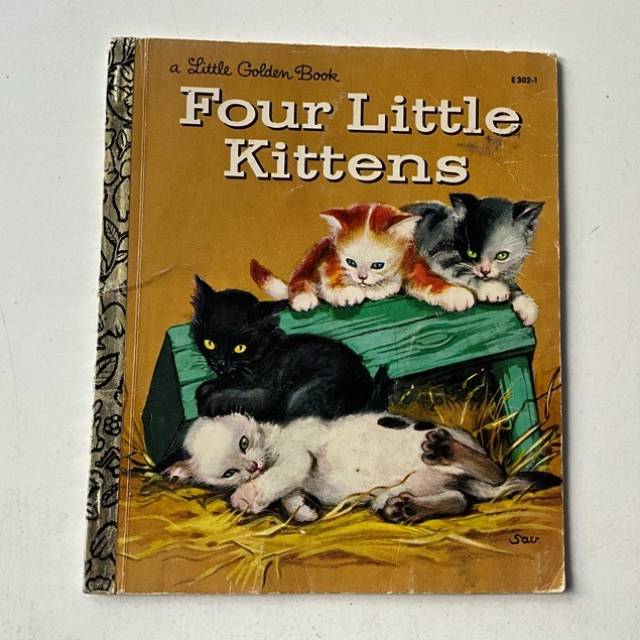Golden Book - Four Little Kittens E302-1 1981