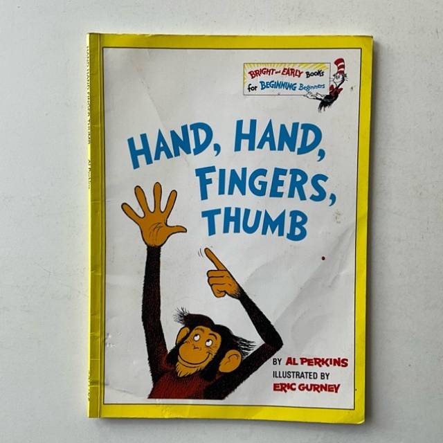 Dr Seuss HAND, HAND, FINGERS, THUMB 1970