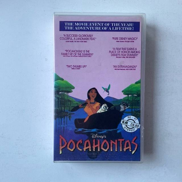 VHS Disney POCAHONTAS