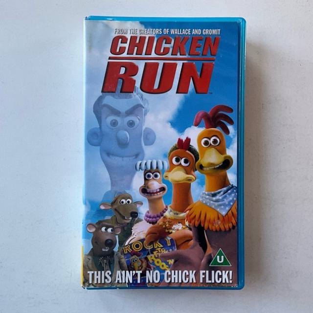 VHS CHICKEN RUN 2000