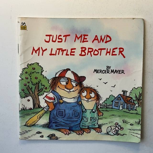 Golden Book JUST ME AND MY LITTLE BROTHER 1991