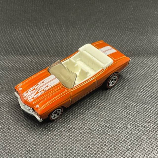 HL 1970 CHEVELLE SS Orange Convertible with...
