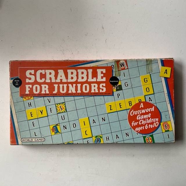 SCRABBLE FOR JUNIORS NZ 1958