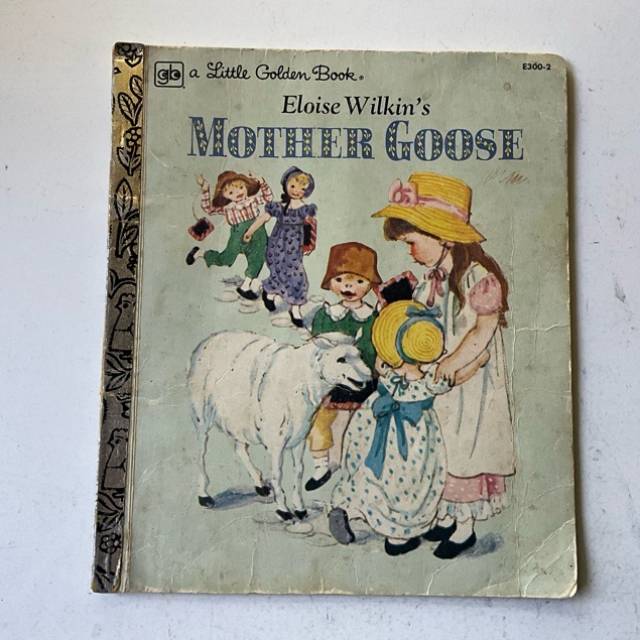 Golden Book MOTHER GOOSE E300 - 2 1980
