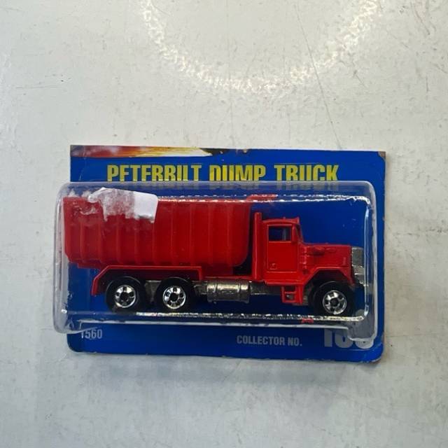 HW PETERBILT DUMP TRUCK Red No 100 1991