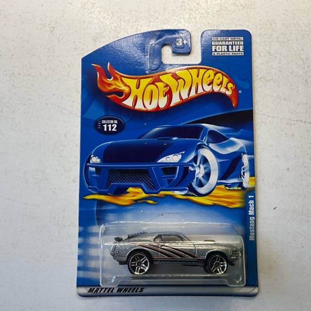 HW Mustang Mach 1 Silver No 112 2001