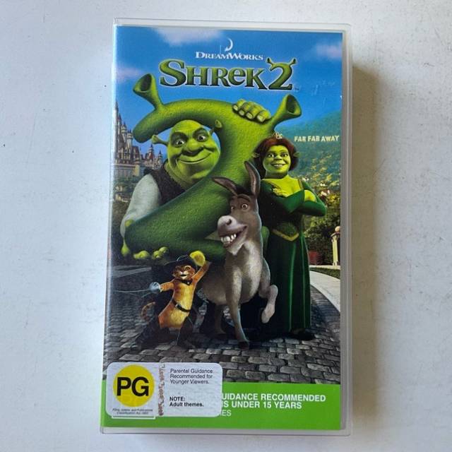 VHS SHREK 2 DREAM WORKS 2004