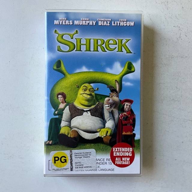 VHS SHREK 2001