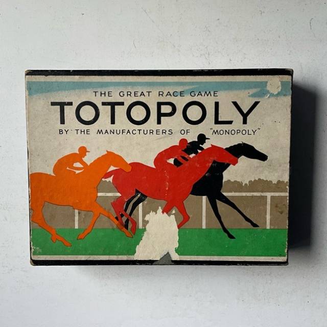 Totopoly Waddingtons Horse Racing 1949 Board...