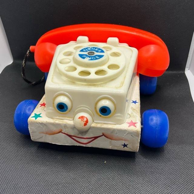 1985 Fisher Price Chatter Telephone 747 Movi...