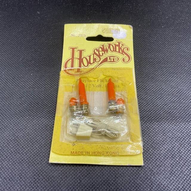 Miniature Dolls House Fire Place Flickering...