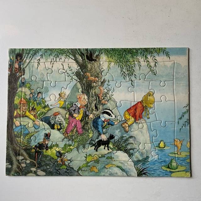PUZZLE RUPERT THE BEAR Waterside Friends 1971