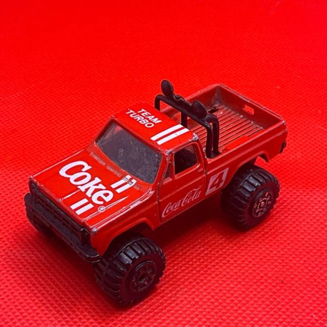 Hartoy Team Turbo Coke Red Pick Up Truck 1988