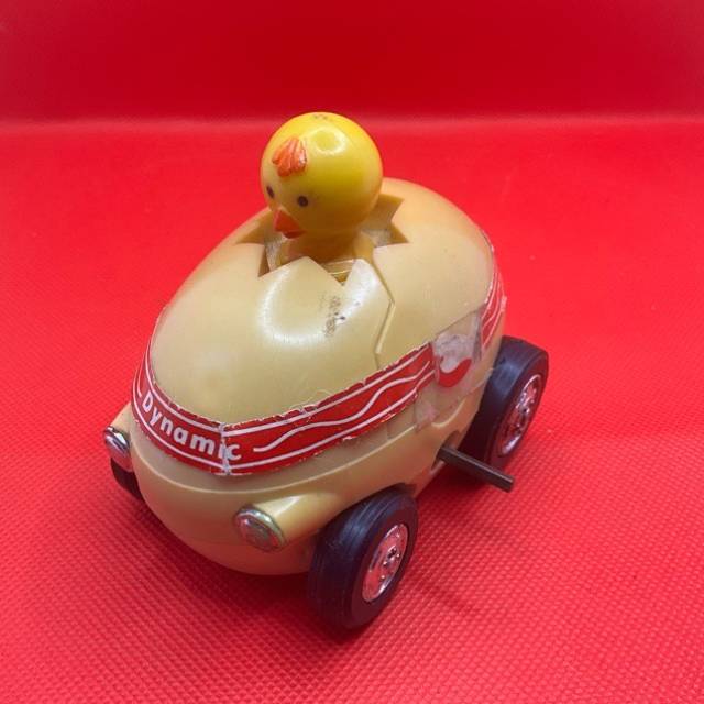 J.S.N.Y Wind Up Egg Chiken Car RARE Made In...