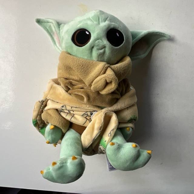Disney Star Wars Baby Yoda Grogu in a Hoodie...