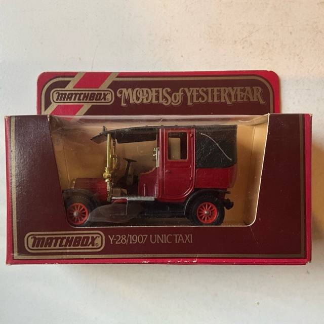MB MODELS OF YESTERYEAR Y-28 1907 UNIC TAXI
