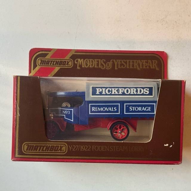 MB MODELS OF YESTERYEAR Y-27 1922 FODEN STEA...