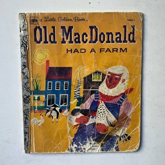 Golden Book Old MacDonald HAD A FARM E 303 -...