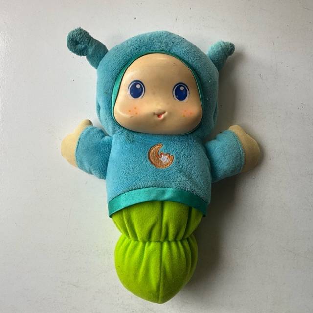 Playskool 2011 Gloworm Glow Worm Green Blue...