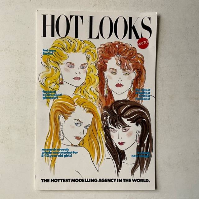 Mattel HOT LOOKS Marketing Flyer 1980s