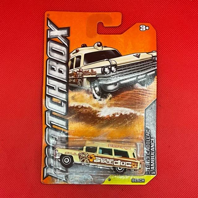 MB 1963 Beach Cadillac Ambulance Surf Doc Be...