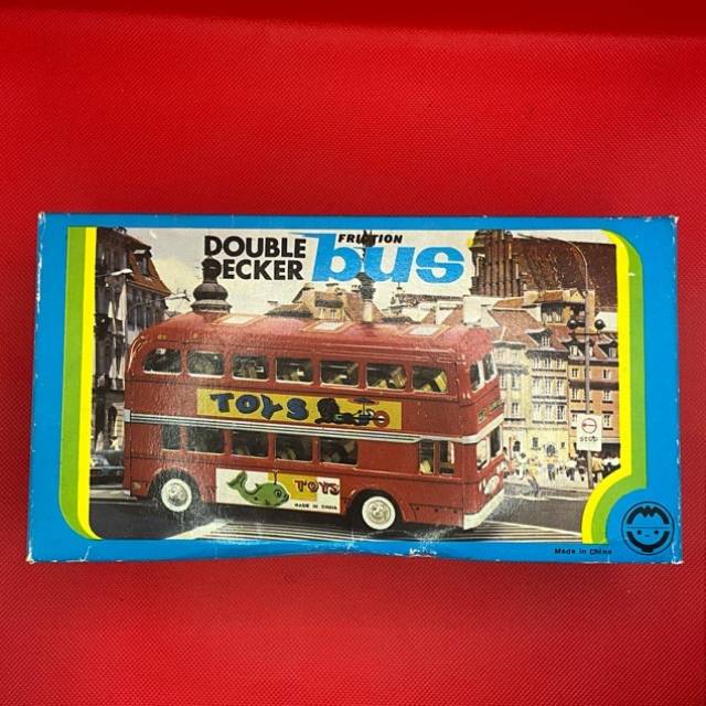 Tin Friction Double Decker Bus MF 844 WBox