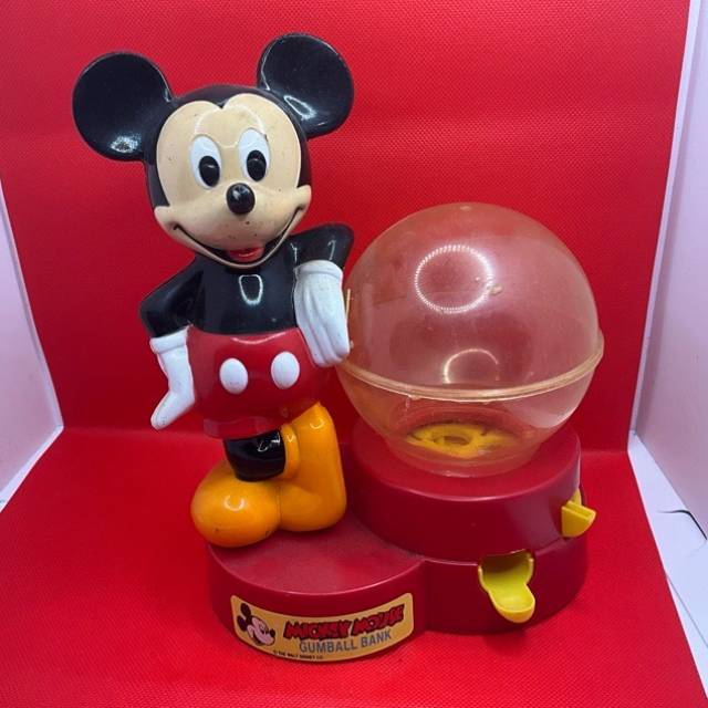 1986 Disney Mickey Mouse Gumball Machine Sup...
