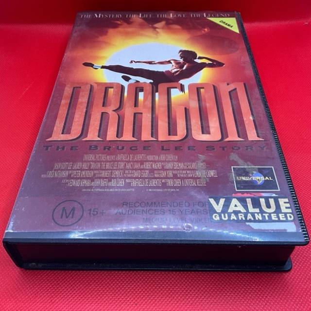 VHS DRAGON THE BRUCE LEE STORY