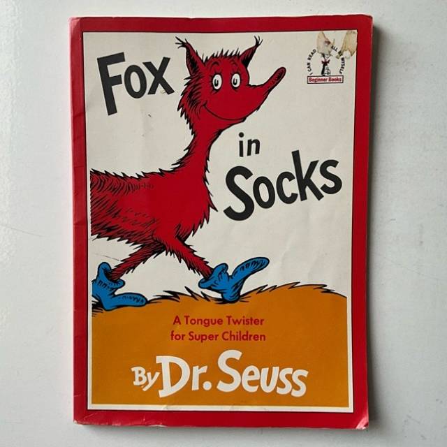 Dr. Seuss FOX in Socks
