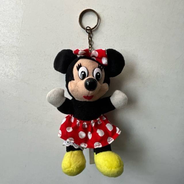 Disney Minnie Mouse plush keychain