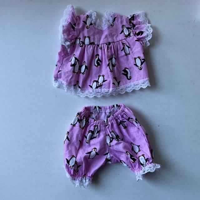 Cabbage Patch Doll Pink Outfit with Penguins