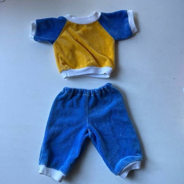 Cabbage Patch Kids Yellow and Blue Track Suit