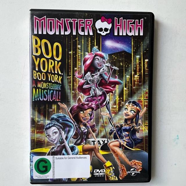 DVD MONSTER HIGH BOO YORK, BOO YORK A MONSTE...