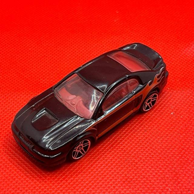 HL 99 Ford Mustang Black with Red Flames 199...