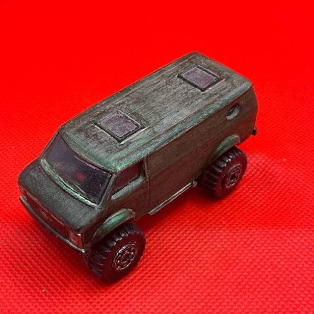 MB 4X4 Chevy Van Red 1981