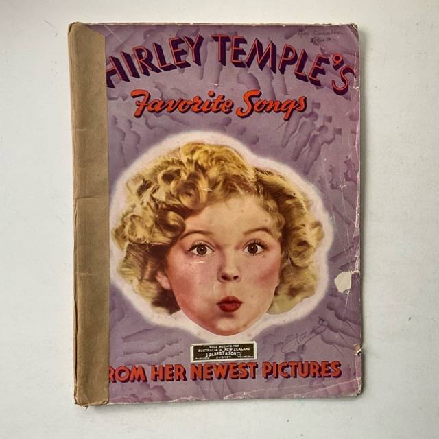 1935 Shirley Temples Favorite Songs Sheet Mu...