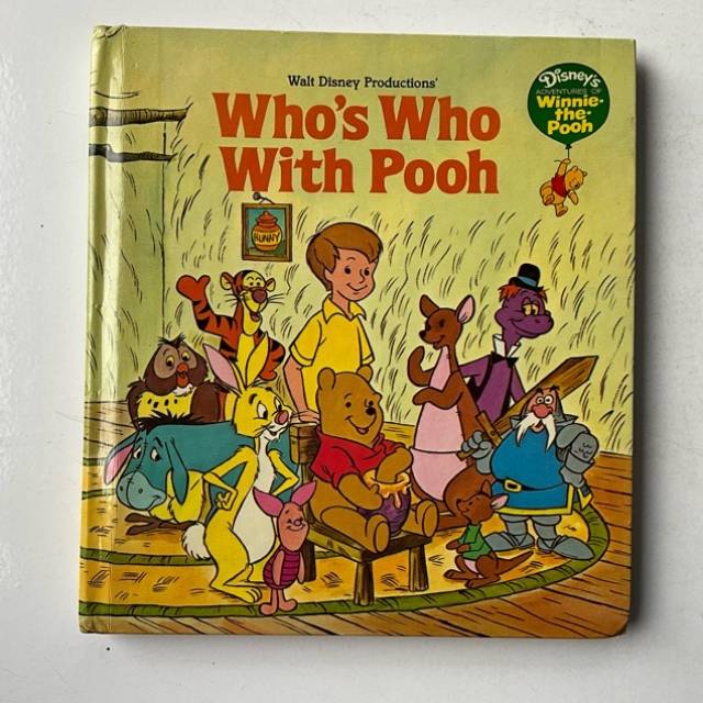 Disney Who’s Who With Pooh 1980