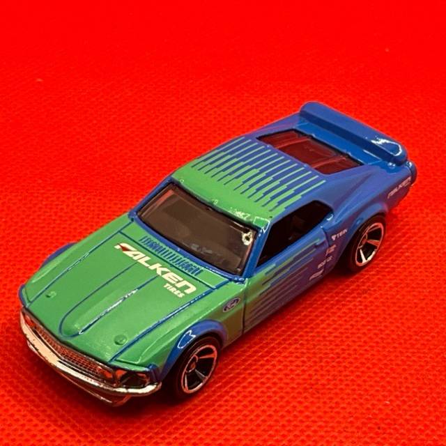 HL Blue 69 Ford Mustang Boss 302 GHD06 FALKE...