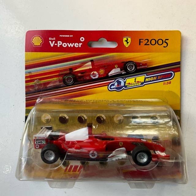 HW Shell V Power F2005 Ferrari 1 38 Scale