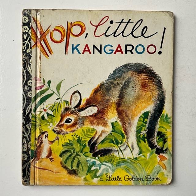 Golden Book Hop, Little KANGAROO! 1973 HC